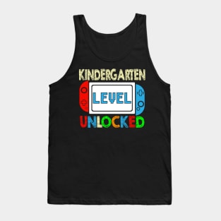 Kindergarten Level Unlocked Back To School Video Gamer Lovers Tank Top